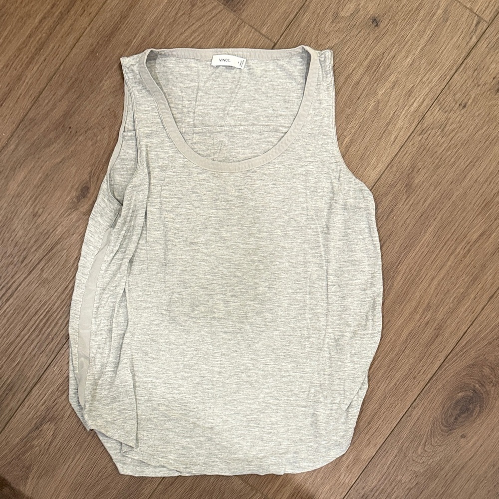 Vince Heather Gray Tank Top